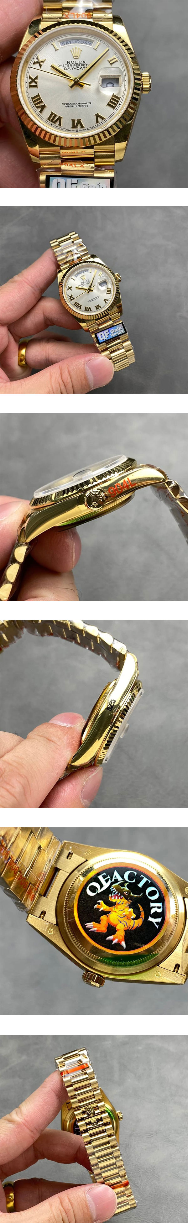 【QF製】ロレックスコピー デイデイト M128238-0076(36mm) 加重版 好評腕時計